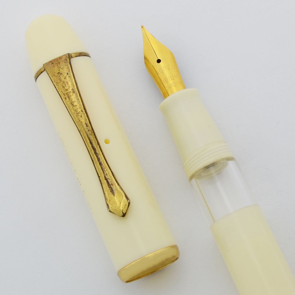 Tropen 100 Fountain Pen Set Ivory, GP Fine Nib (Very Nice in Box